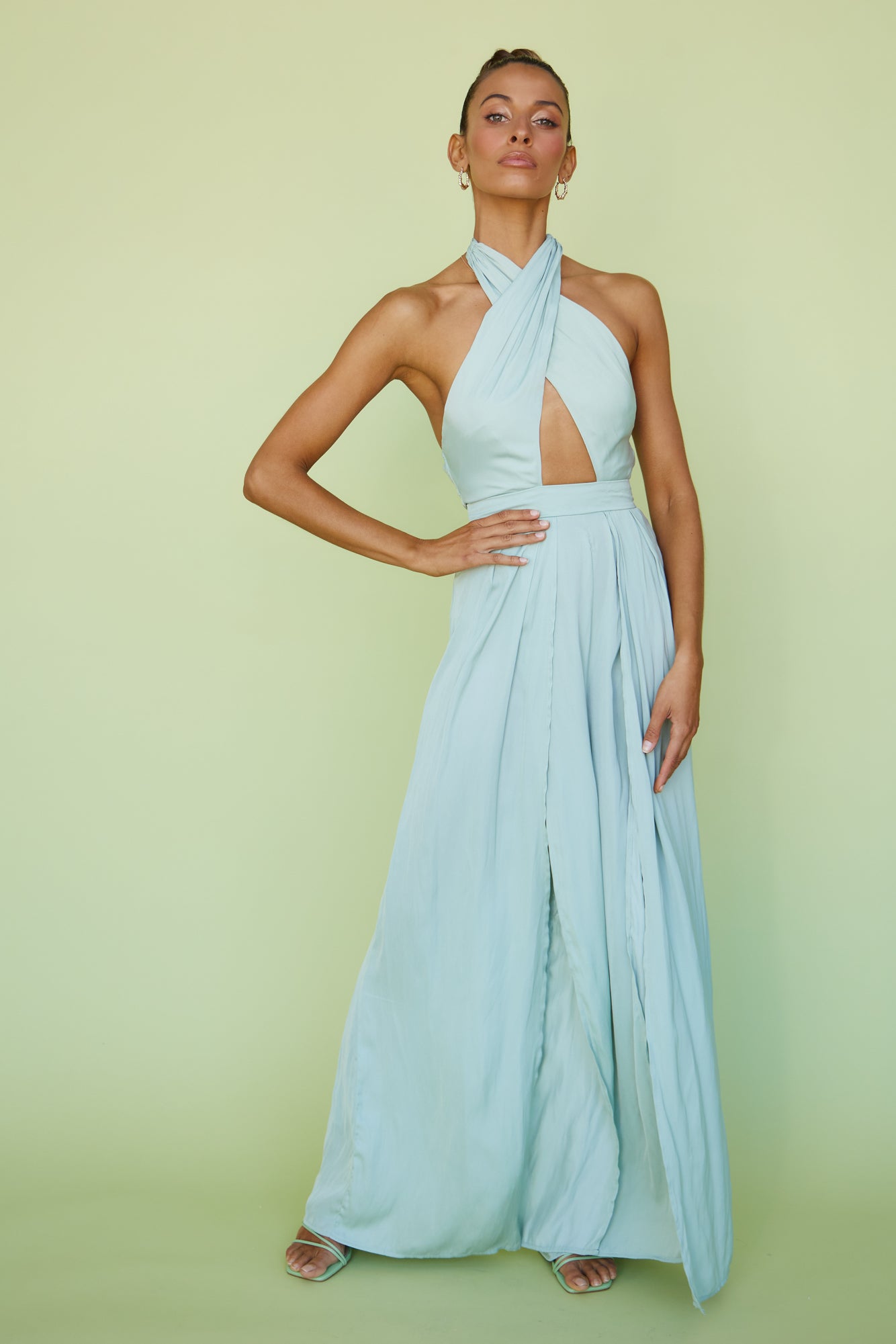 HELLO MOLLY Reborn Jumpsuit Sage-Seaa Fashion