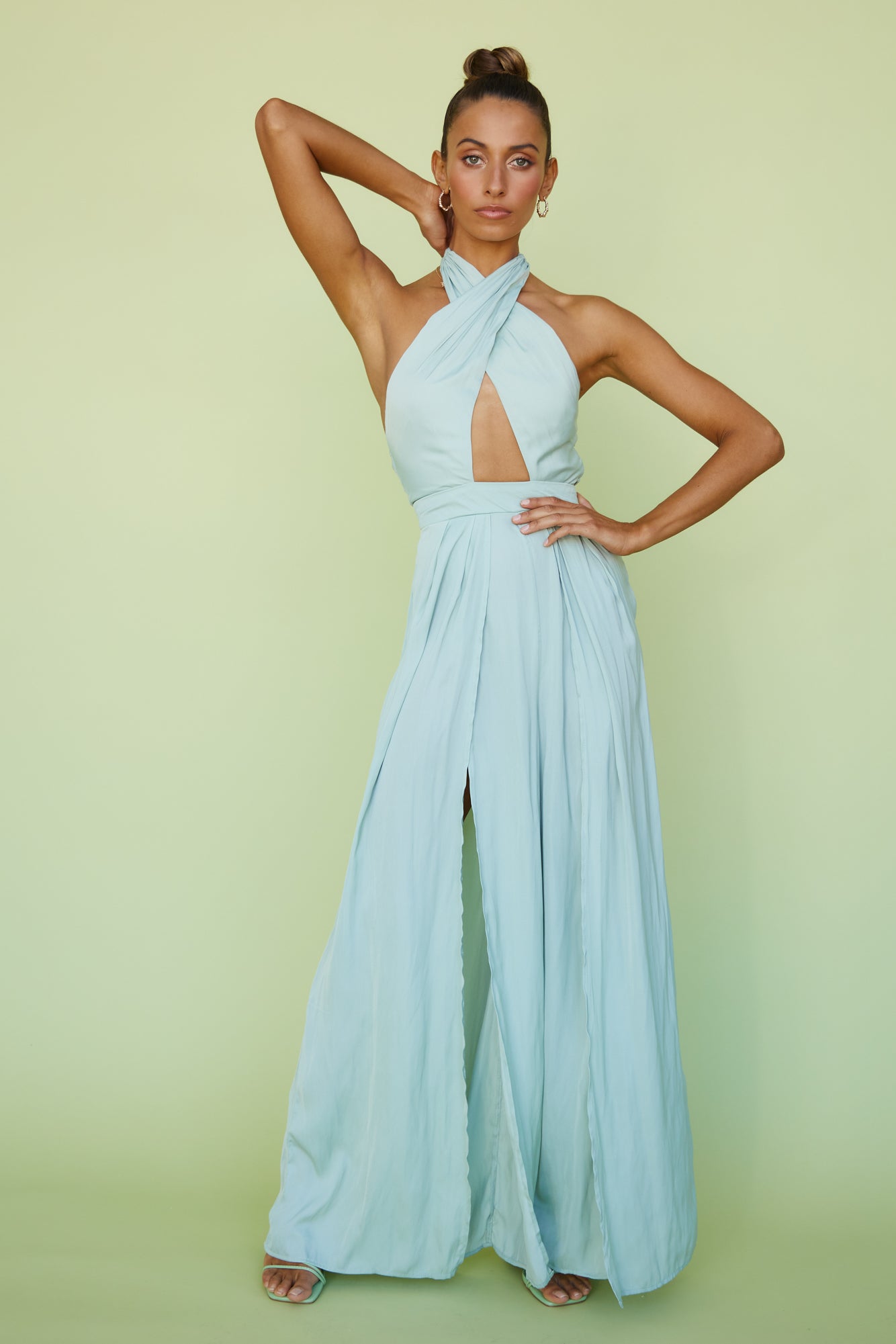 HELLO MOLLY Reborn Jumpsuit Sage-Seaa Fashion