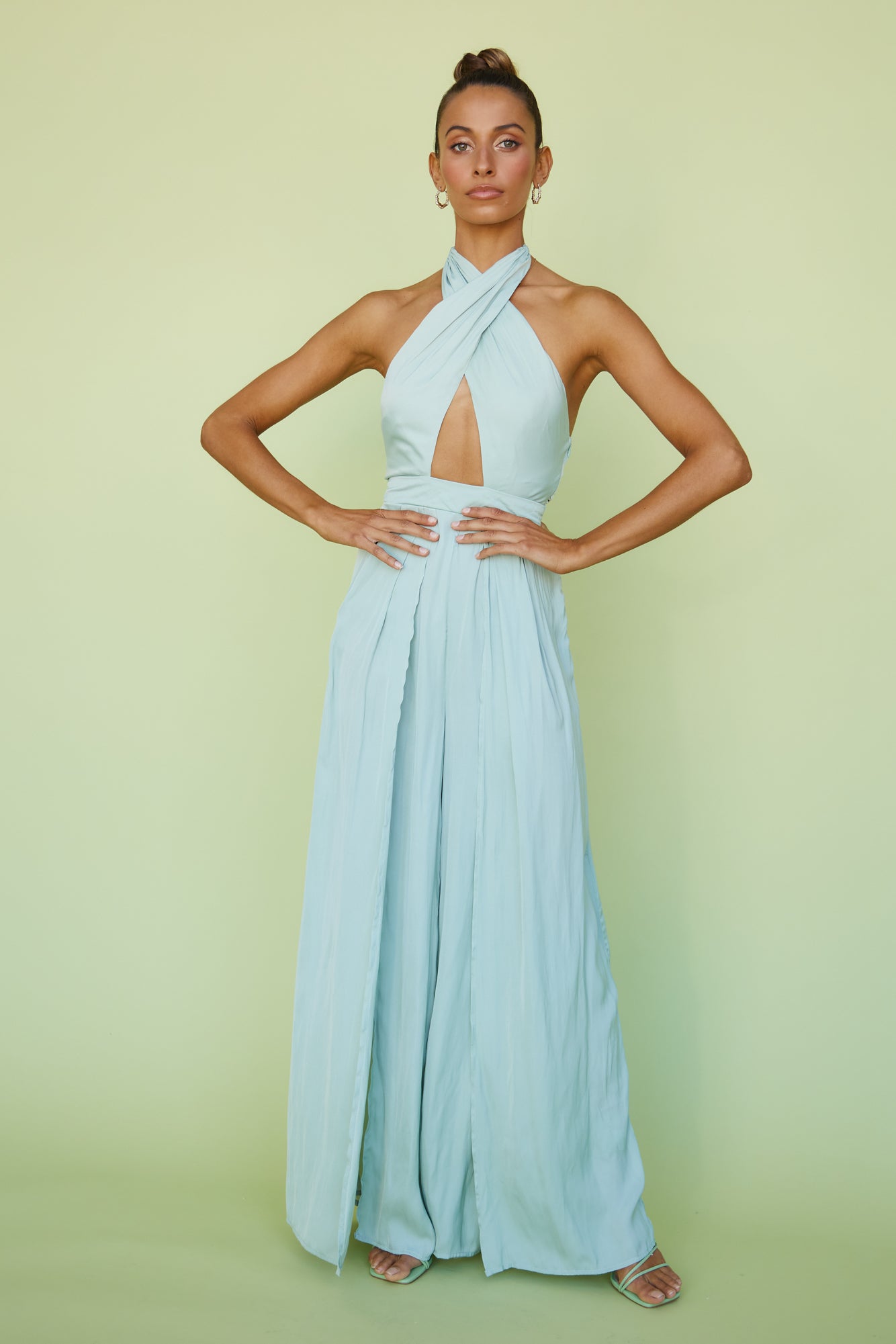 HELLO MOLLY Reborn Jumpsuit Sage-Seaa Fashion