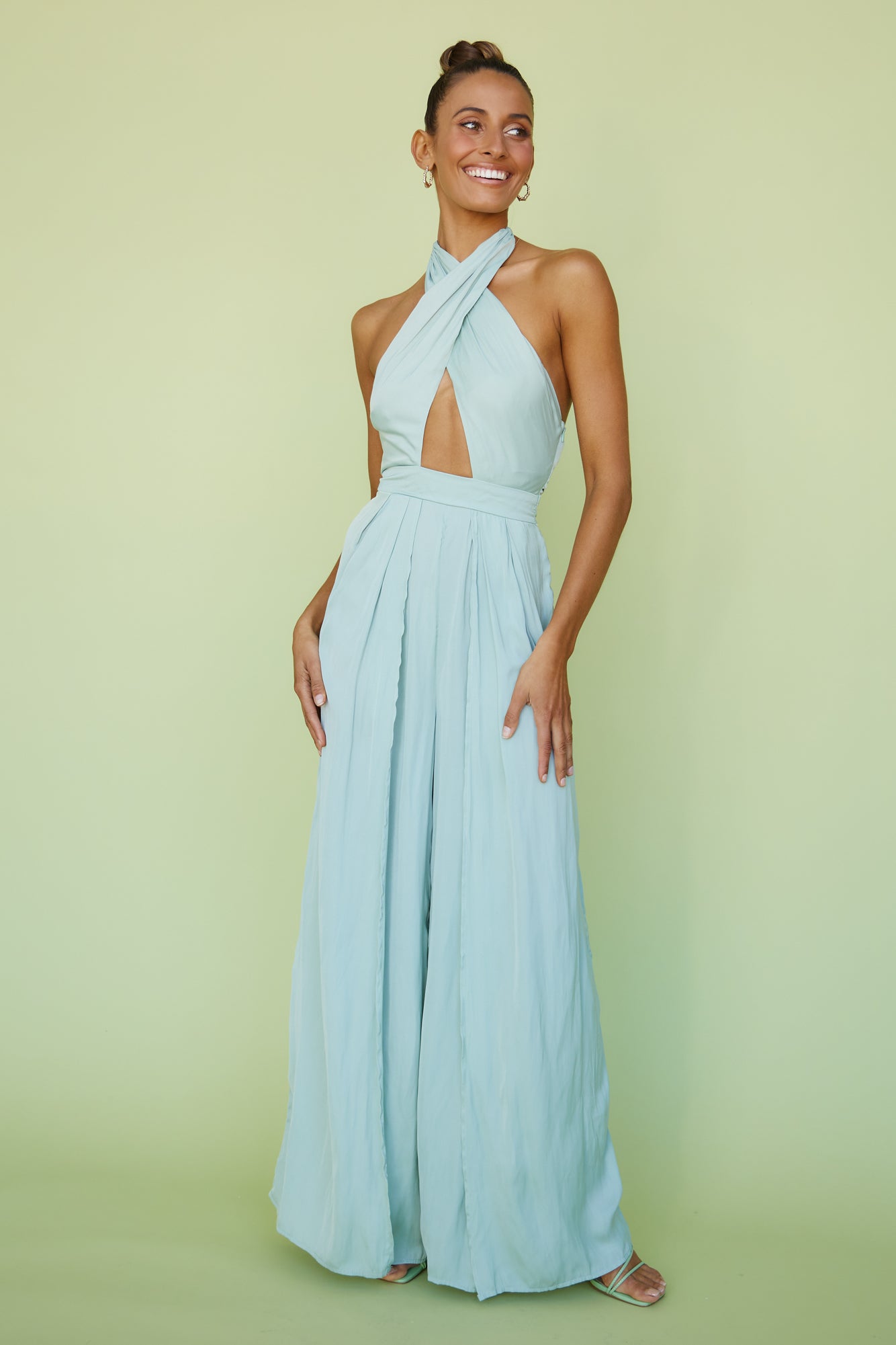 HELLO MOLLY Reborn Jumpsuit Sage-Seaa Fashion