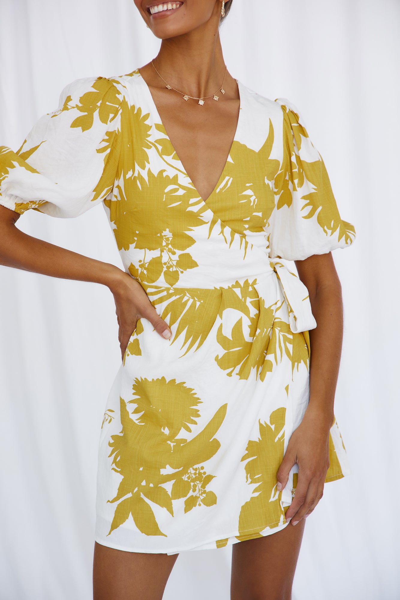 Aureolin Dress-Seaa Fashion