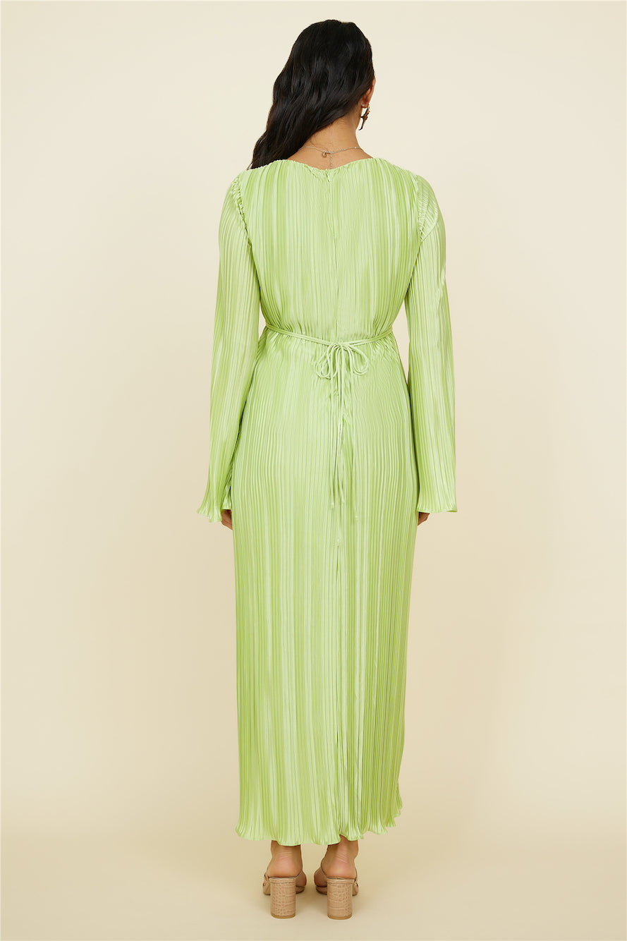 Polonius Maxi Dress Green-Seaa Fashion