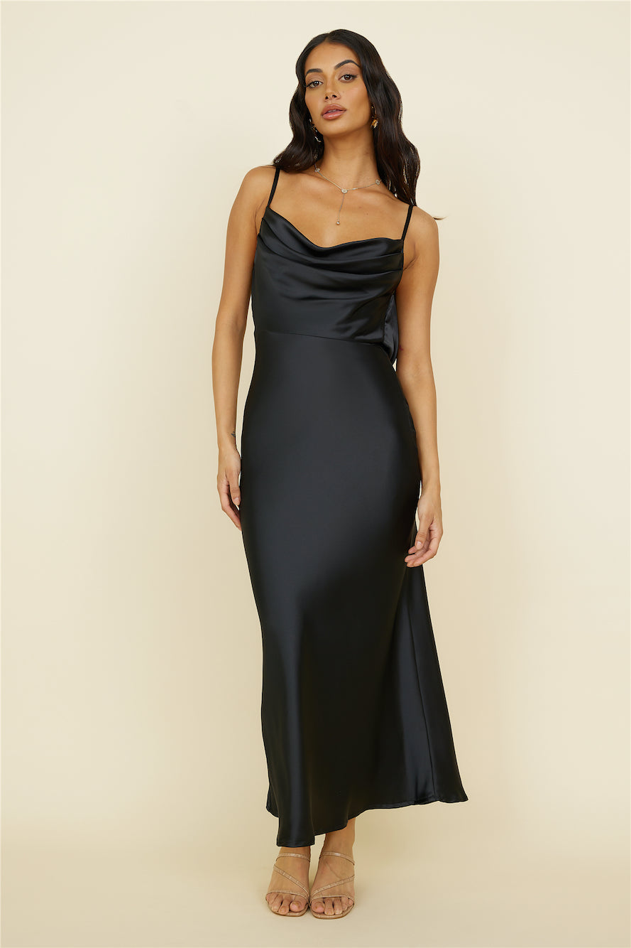 Eidetic Memories Maxi Dress Black-Seaa Fashion