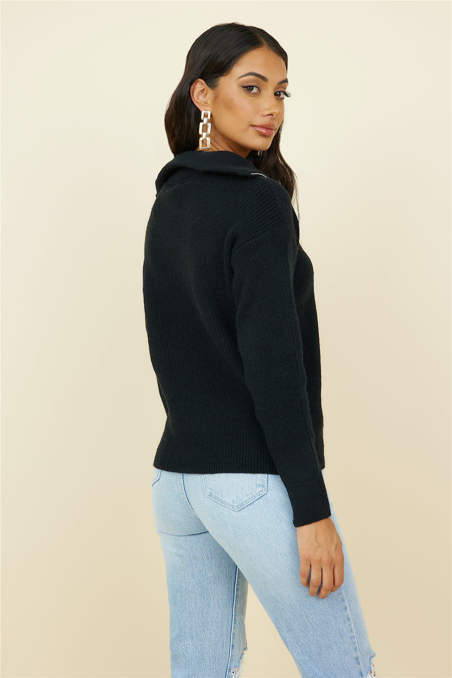 Forever More Knit Black-Seaa Fashion