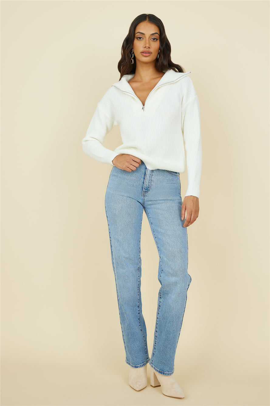 Forever More Knit White-Seaa Fashion