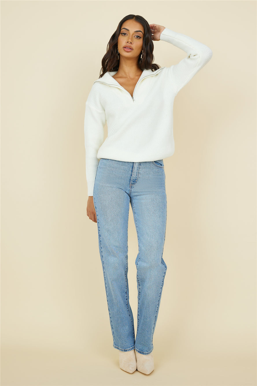 Forever More Knit White-Seaa Fashion