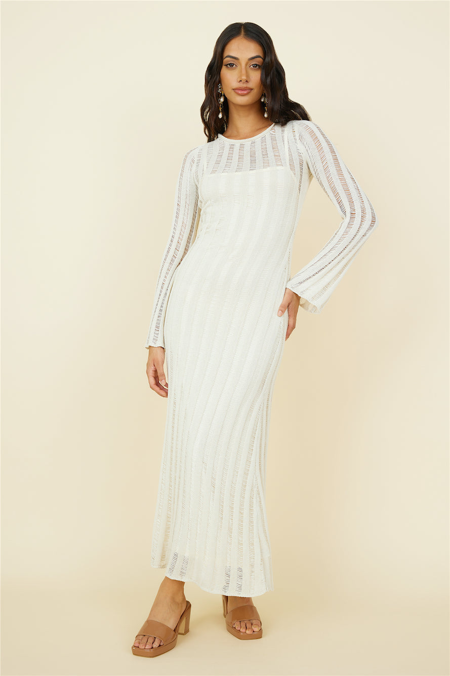 Exploration Maxi Dress Beige-Seaa Fashion