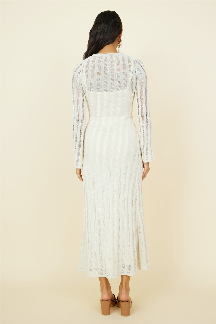 Exploration Maxi Dress Beige-Seaa Fashion