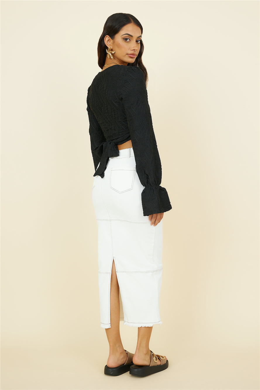 Willow Tree Maxi Skirt White-Seaa Fashion