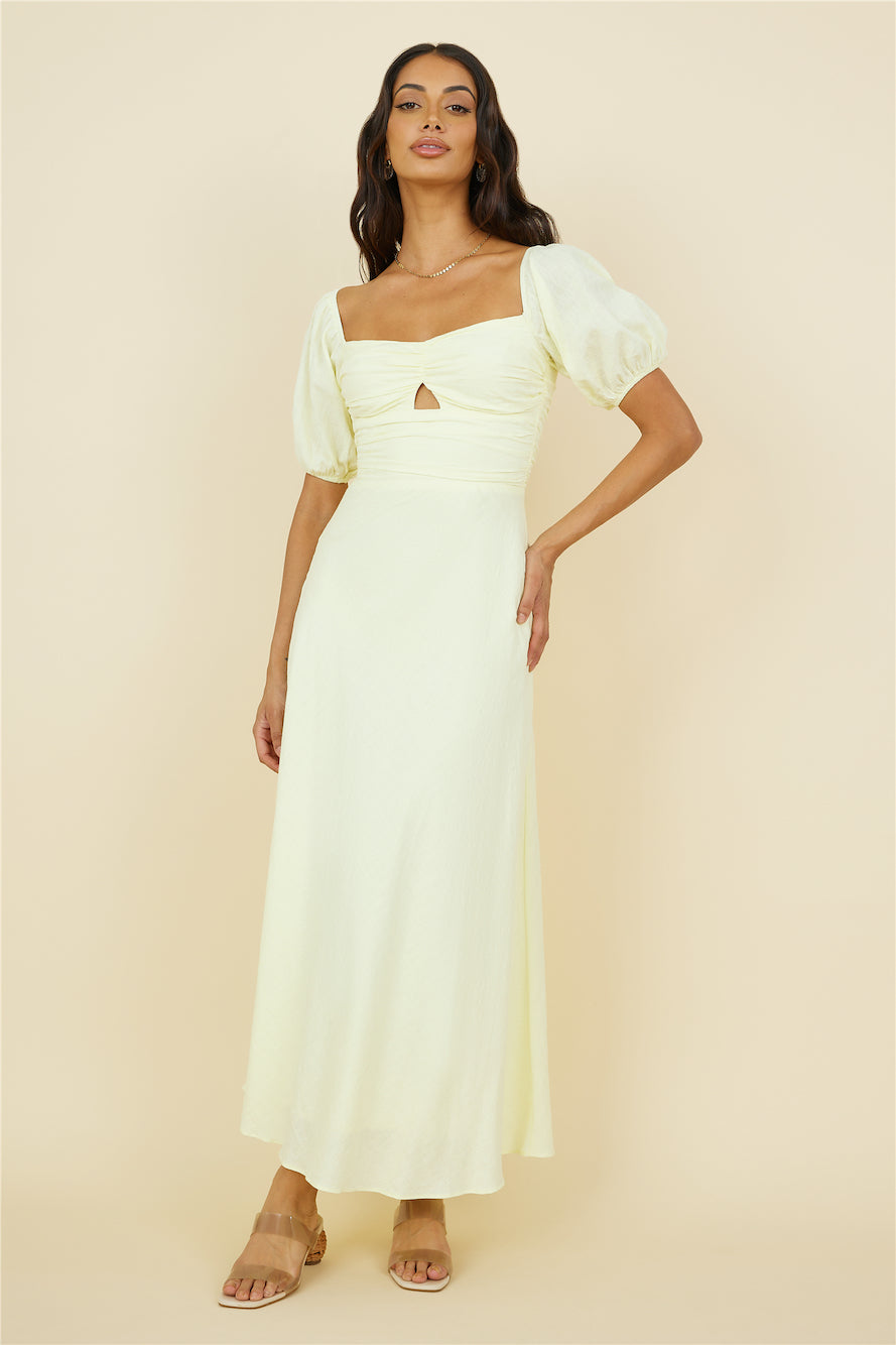 Celebration Of Us Maxi Dress Yellow-Seaa Fashion