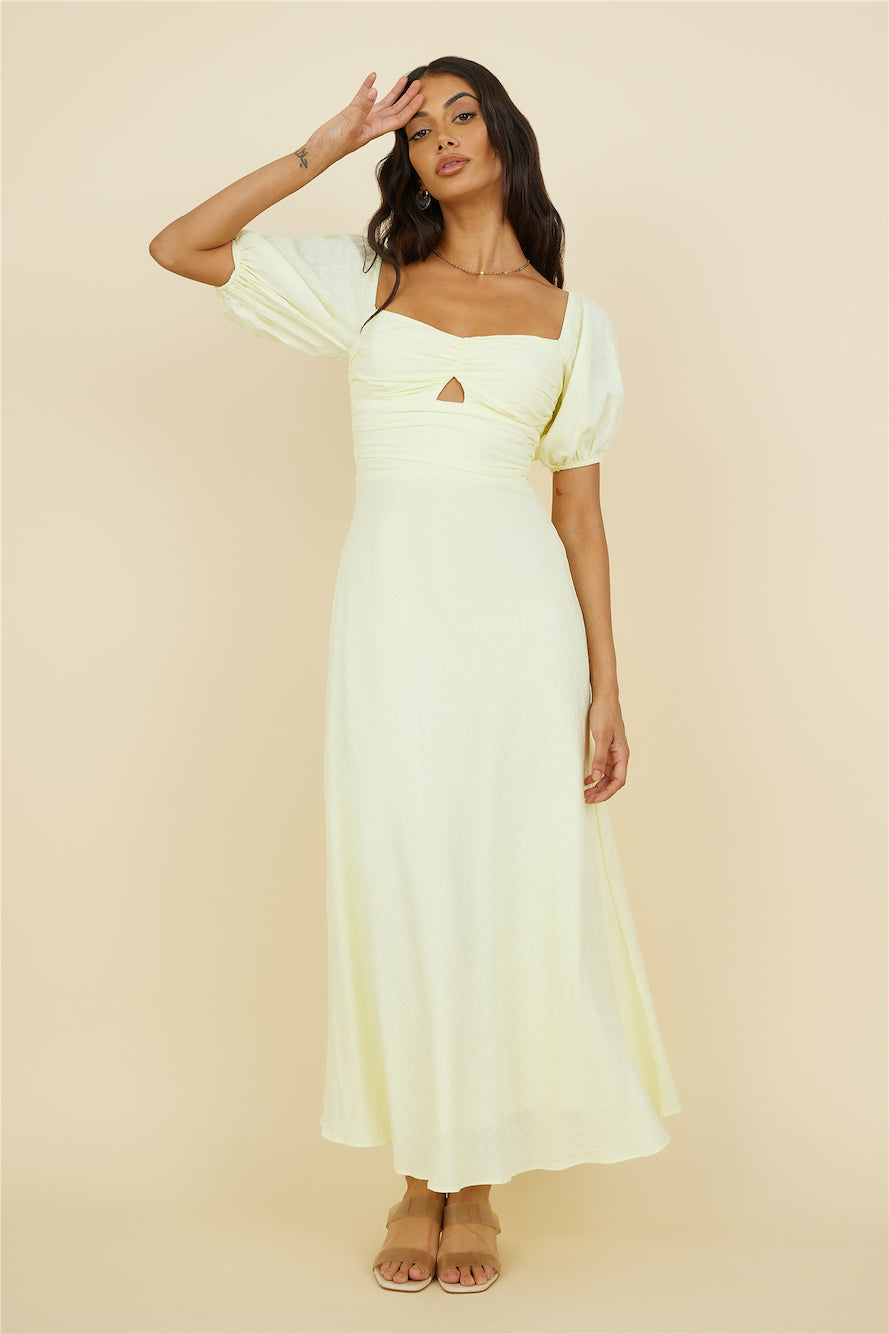 Celebration Of Us Maxi Dress Yellow-Seaa Fashion