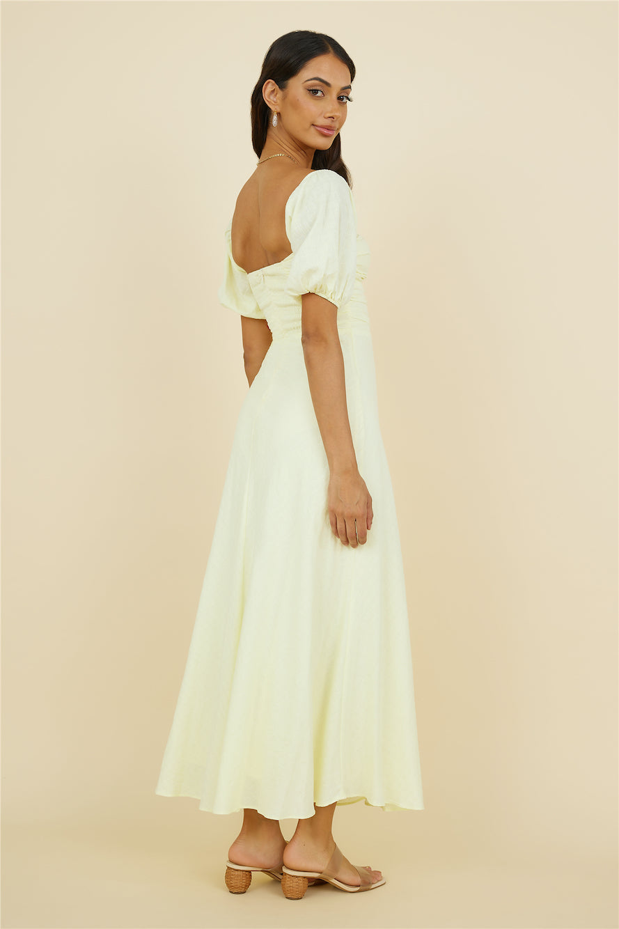 Celebration Of Us Maxi Dress Yellow-Seaa Fashion