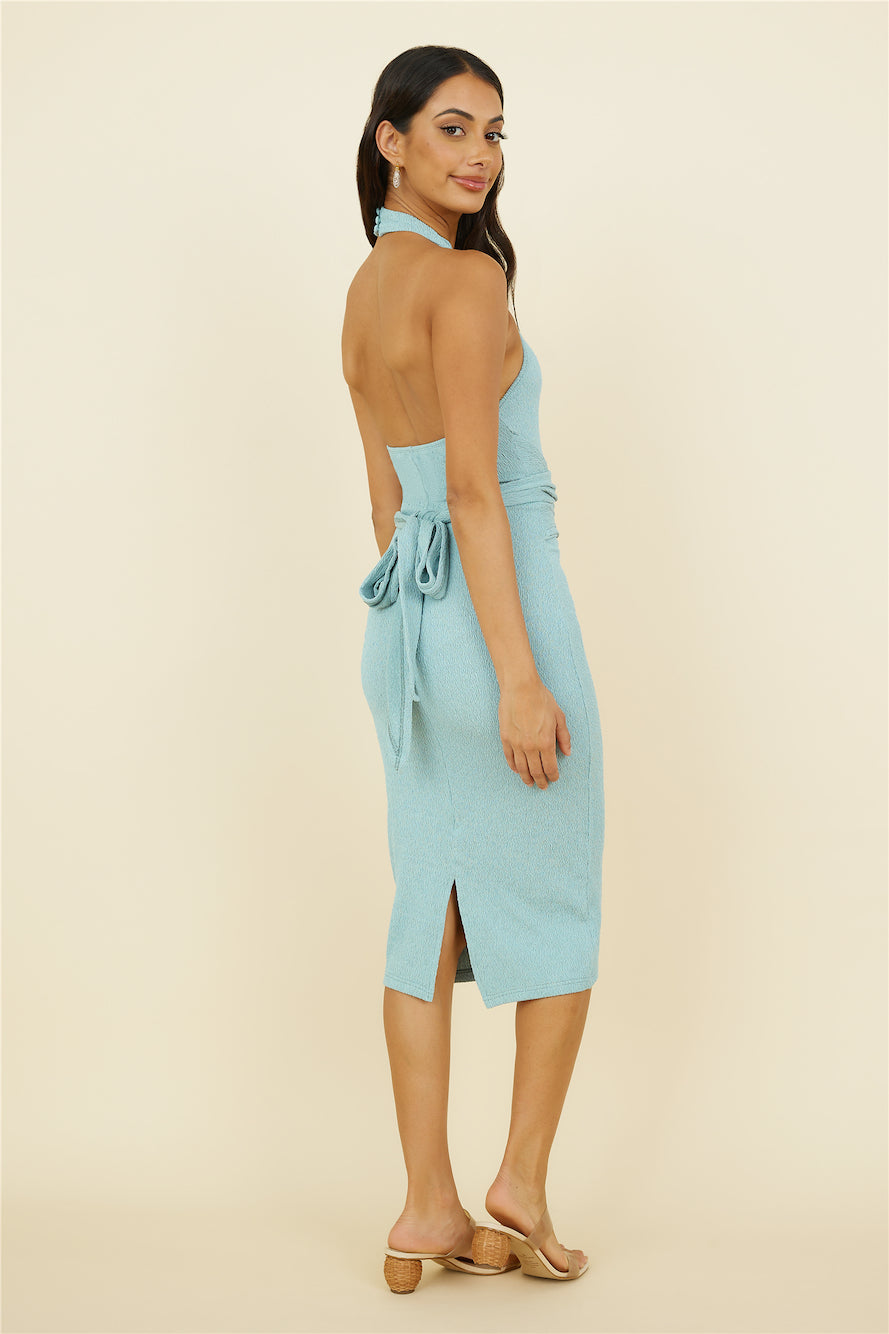 Best of Times Midi Dress Sage-Seaa Fashion