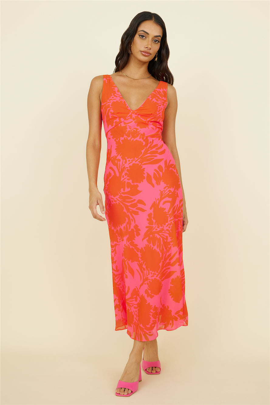Your Favourite Song Maxi Dress Pink-Seaa Fashion