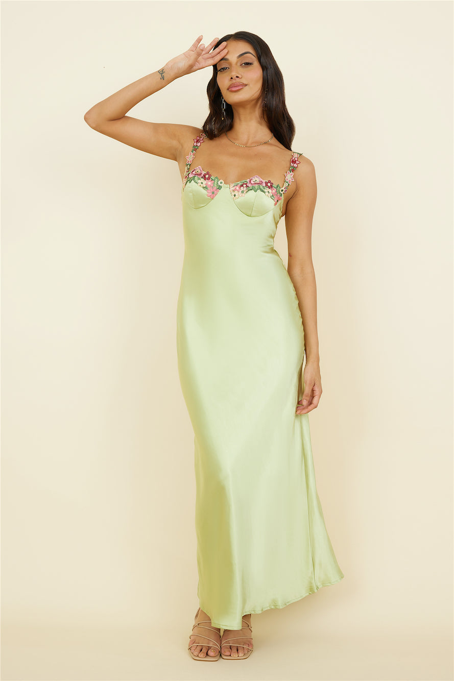 Magnetic Forces Maxi Dress Green-Seaa Fashion
