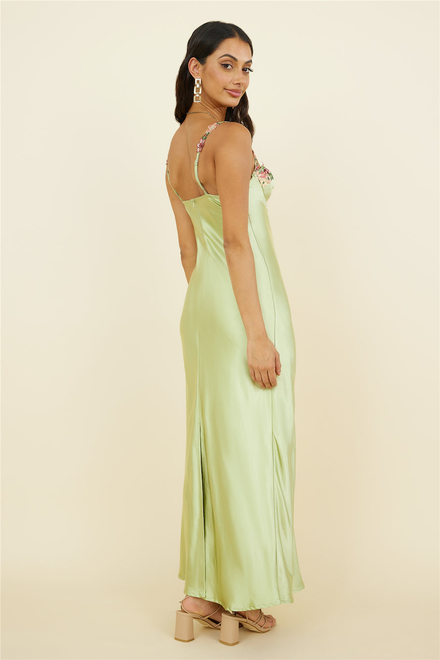 Magnetic Forces Maxi Dress Green-Seaa Fashion