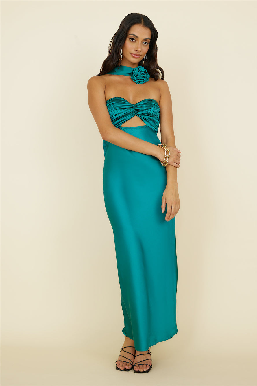 Think About It Maxi Dress Green-Seaa Fashion