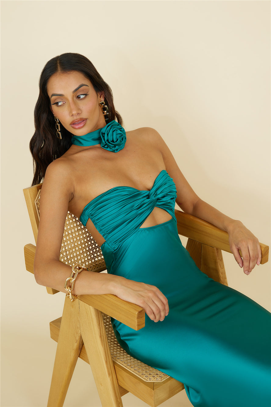 Think About It Maxi Dress Green-Seaa Fashion
