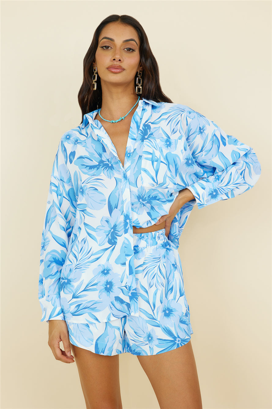 Summer Sweethearts Top Blue-Seaa Fashion