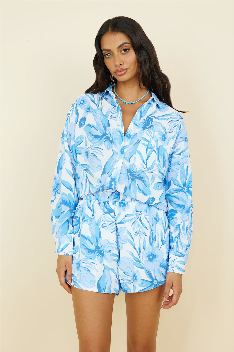 Summer Sweethearts Top Blue-Seaa Fashion