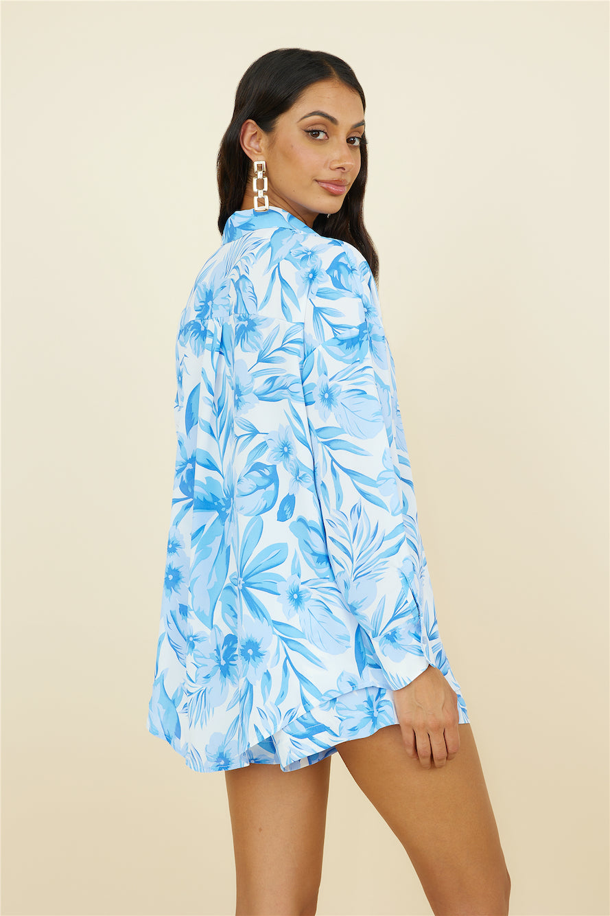 Summer Sweethearts Top Blue-Seaa Fashion