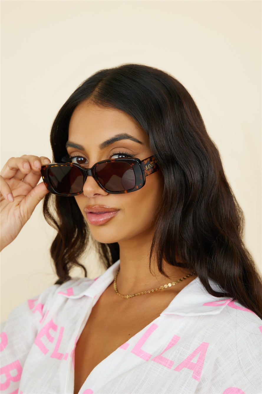 BANBÉ The Heatherton Sunglasses Amber Tort-Auburn-Seaa Fashion