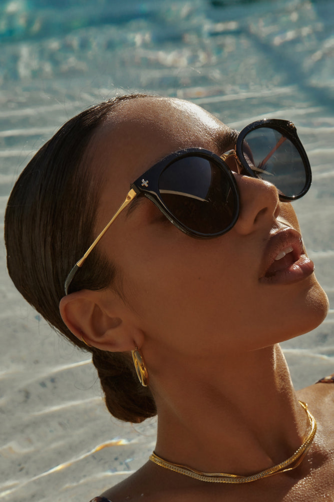PETA + JAIN Veronica Sunglasses Black-Seaa Fashion
