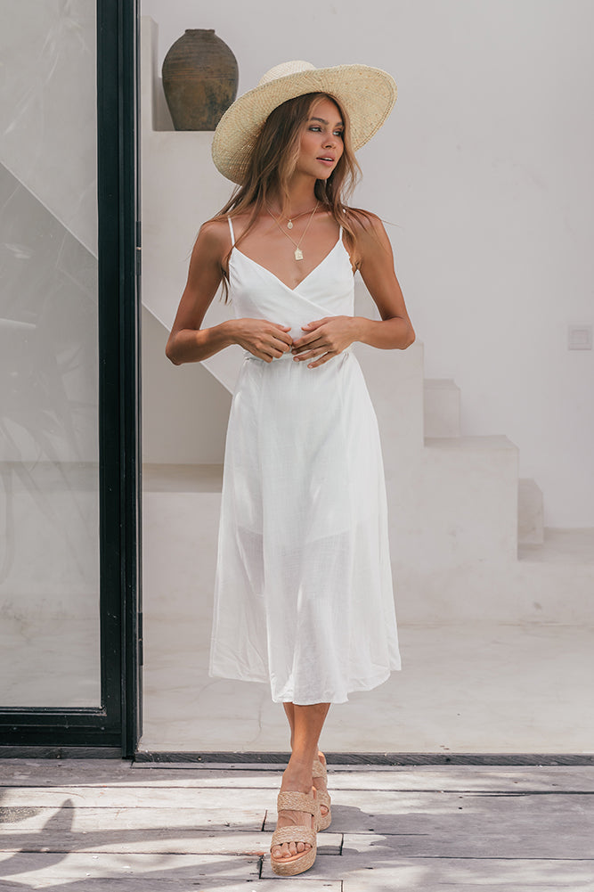 Zephyr Midi Dress White-Seaa Fashion