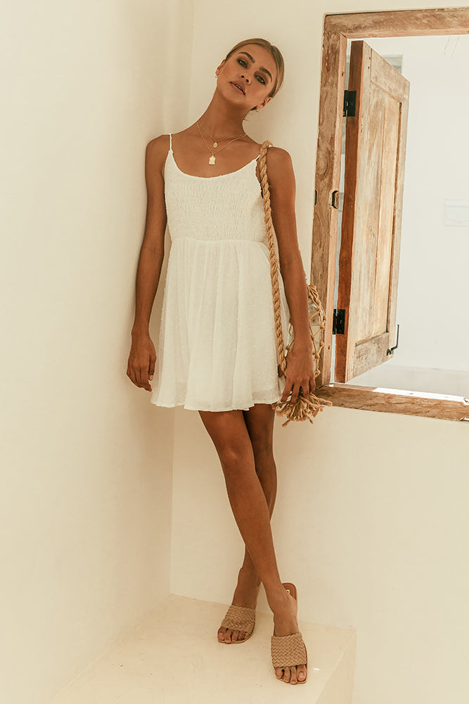 Candlelight Dress White-Seaa Fashion