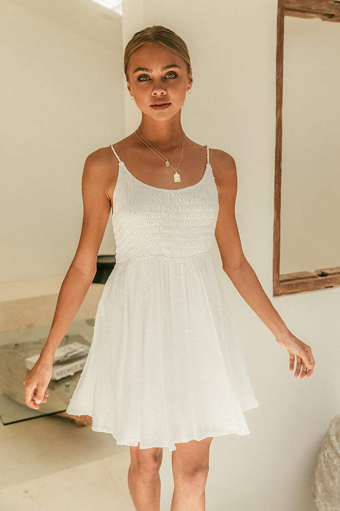 Candlelight Dress White-Seaa Fashion