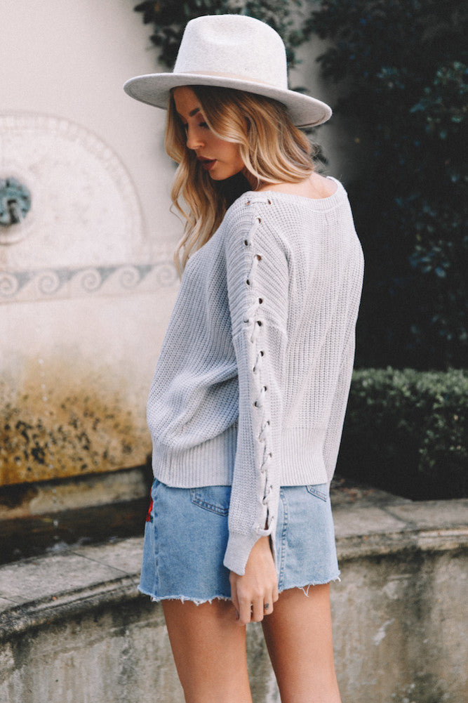 Valentina Knit Grey-Seaa Fashion