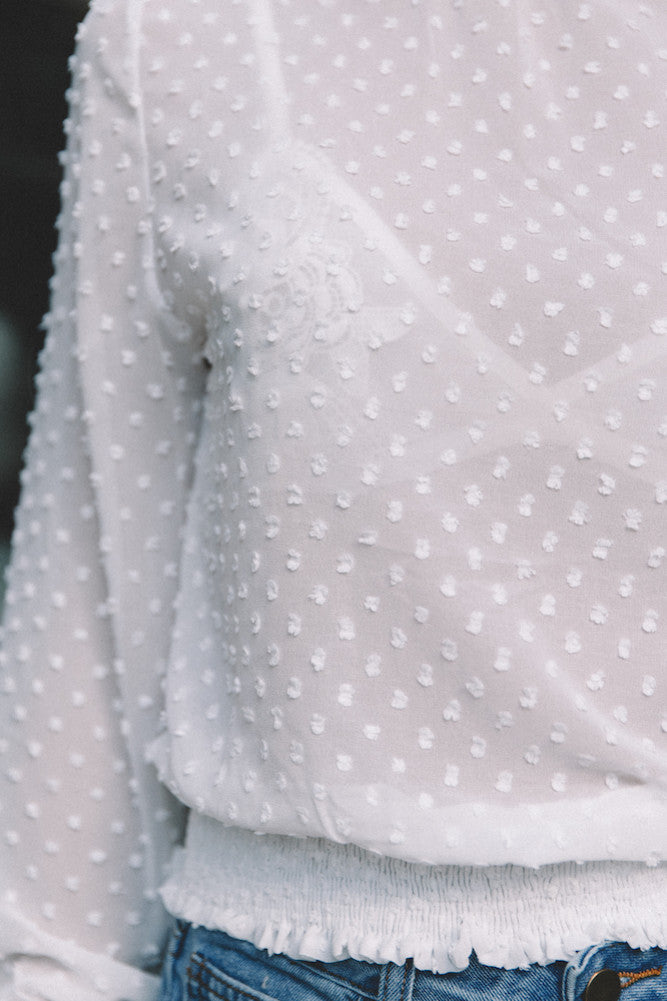 Last Rose Top White-Seaa Fashion