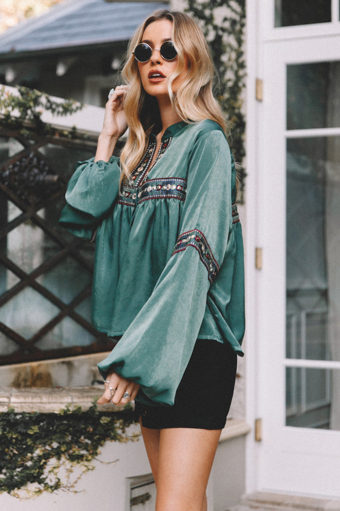 Long Road Jacket Green-Seaa Fashion