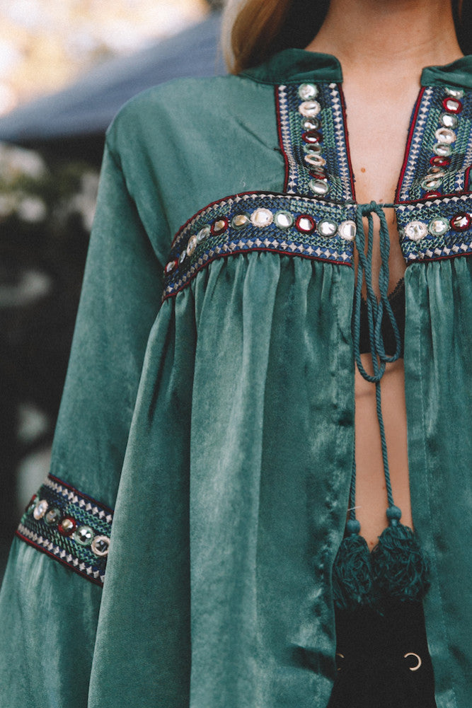 Long Road Jacket Green-Seaa Fashion