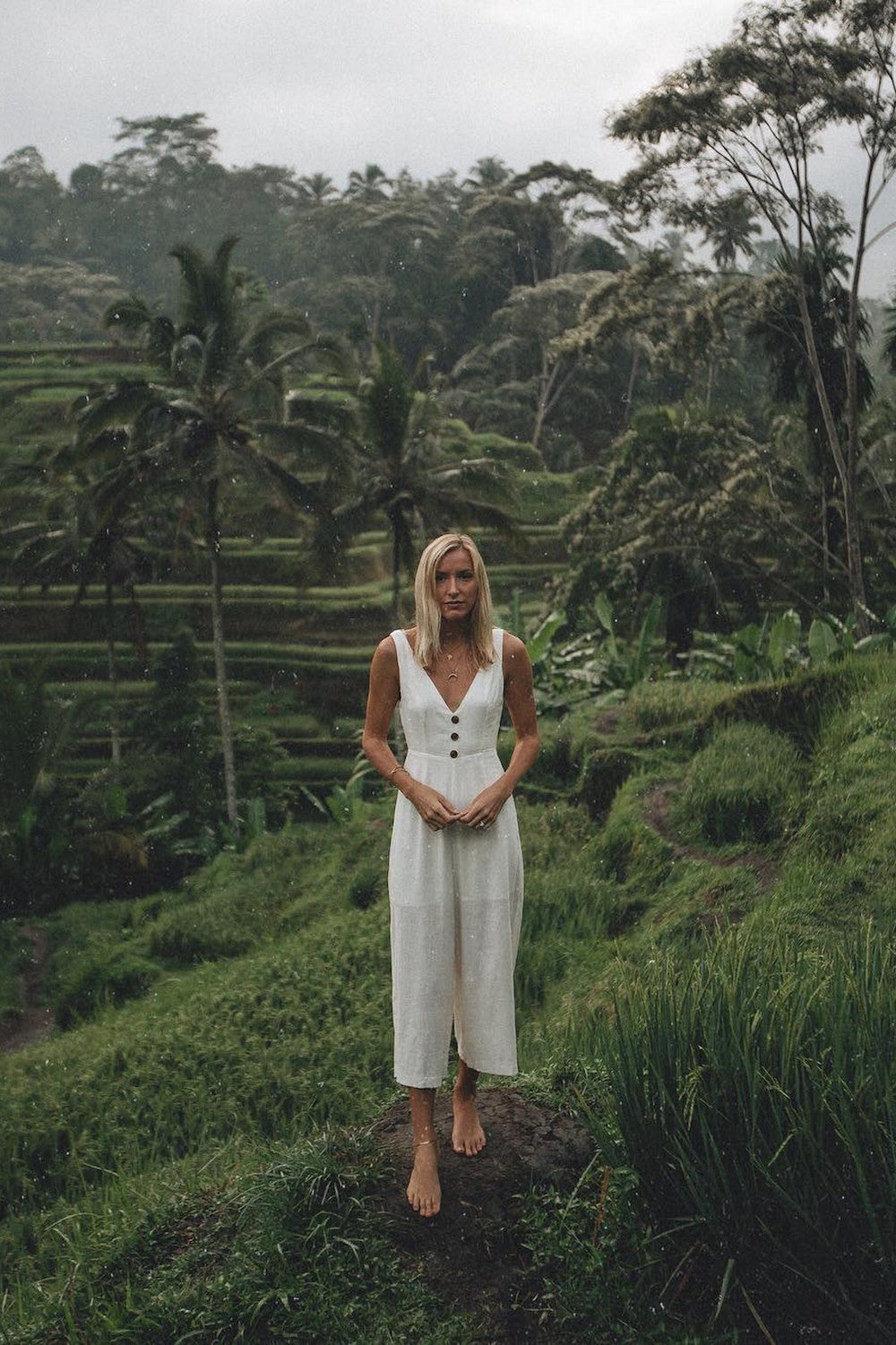 Sabrina Jumpsuit White-Seaa Fashion