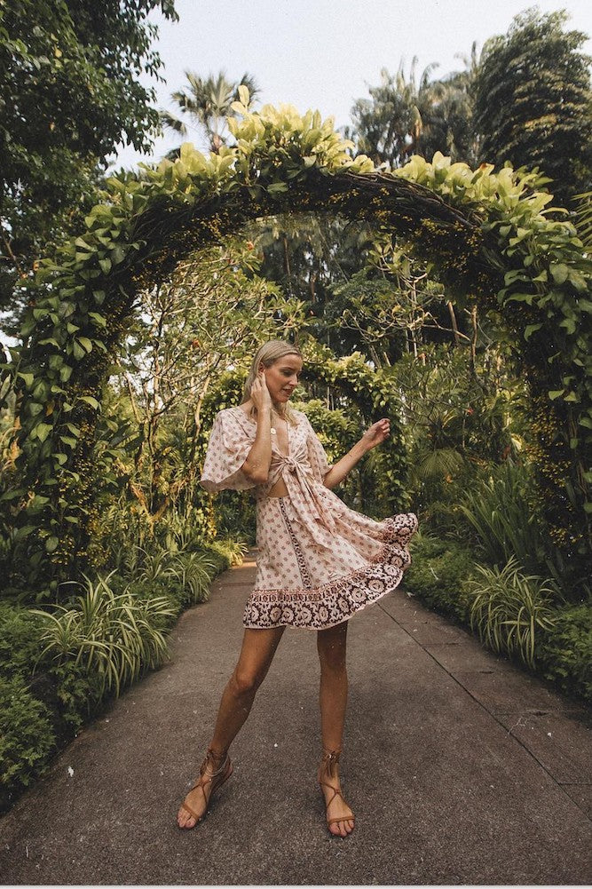 Elmington Dress Nude-Seaa Fashion