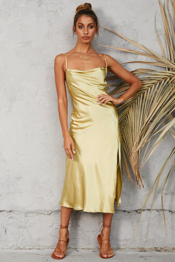 Tarte Summer Midi Dress Green-Seaa Fashion