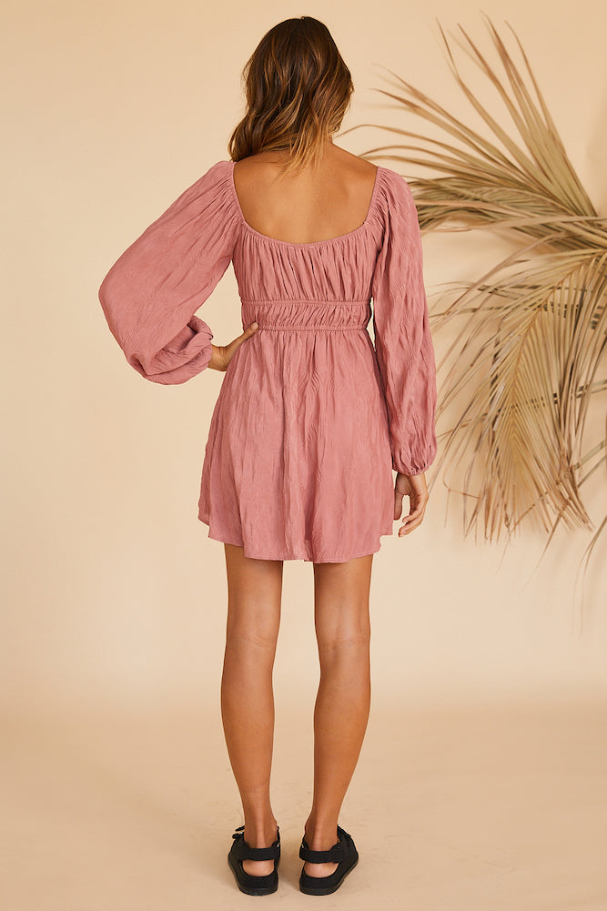 Way Back Home Dress Rose-Seaa Fashion