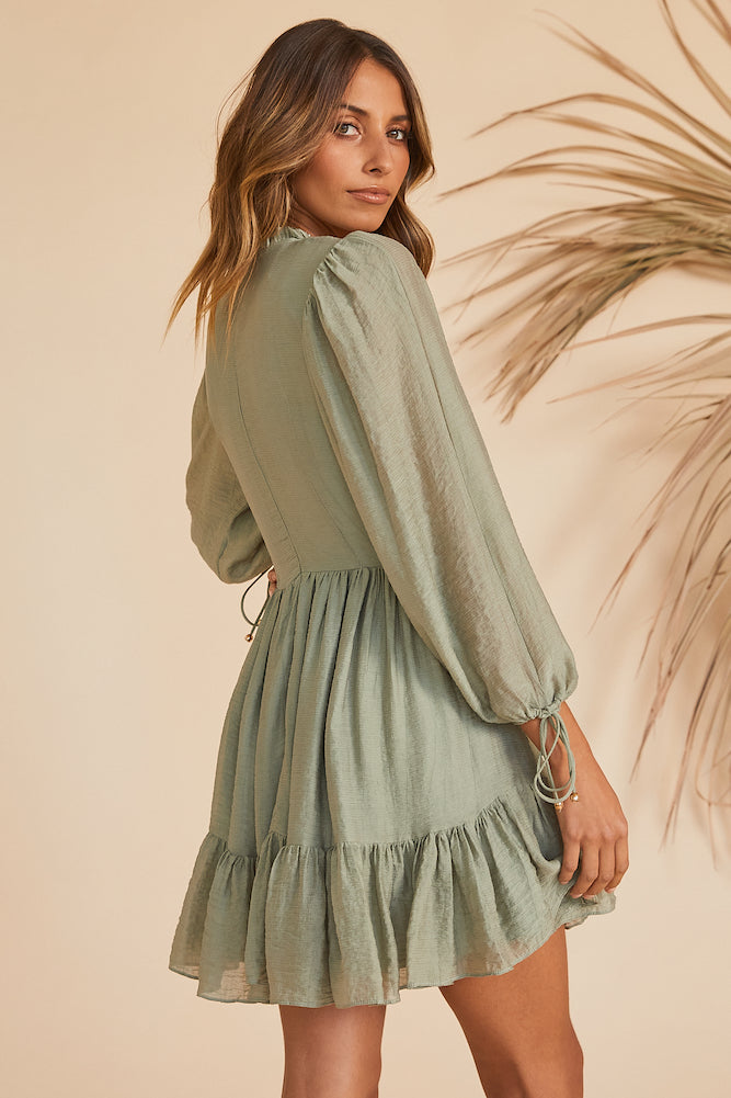 Dreaming For More Dress Olive-Seaa Fashion