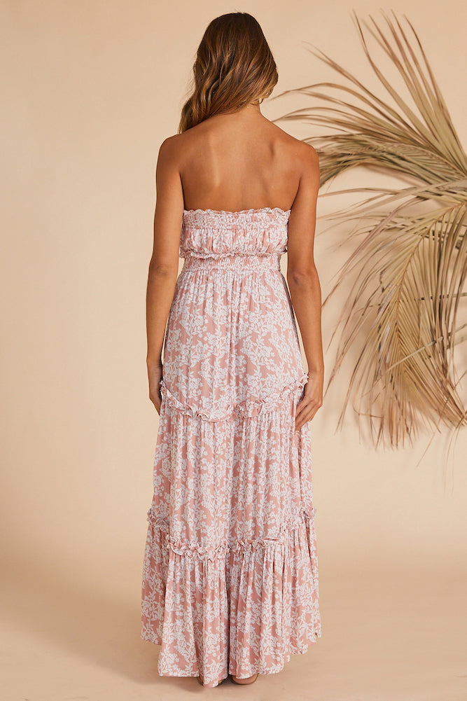 Atlas Maxi Dress Pink-Seaa Fashion