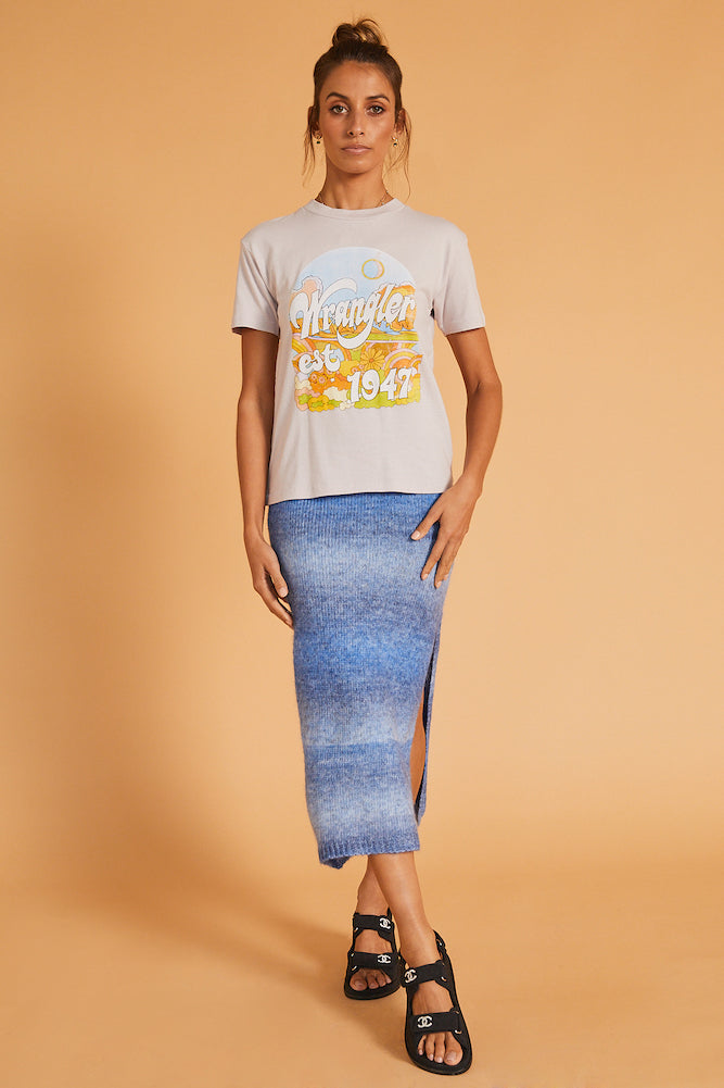WRANGLER Dawnstorm Tee Thistle-Seaa Fashion