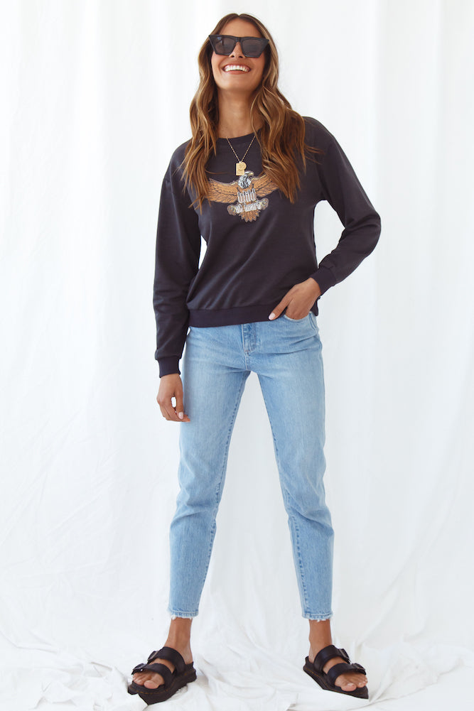 Wild At Heart Sweater Black-Seaa Fashion