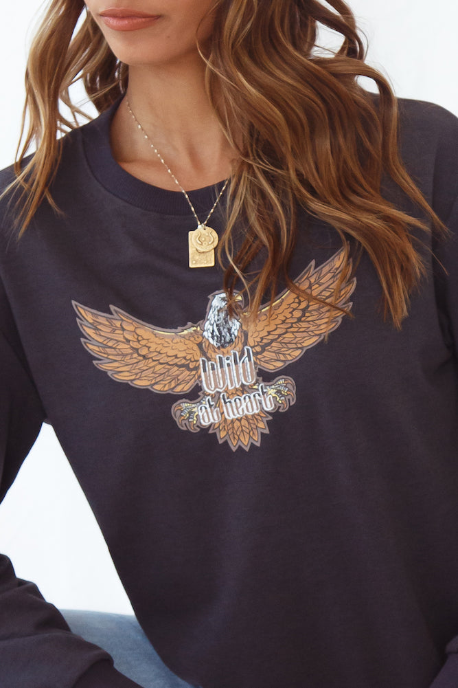 Wild At Heart Sweater Black-Seaa Fashion