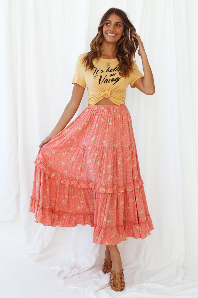 La Vie Boheme Maxi Skirt-Seaa Fashion