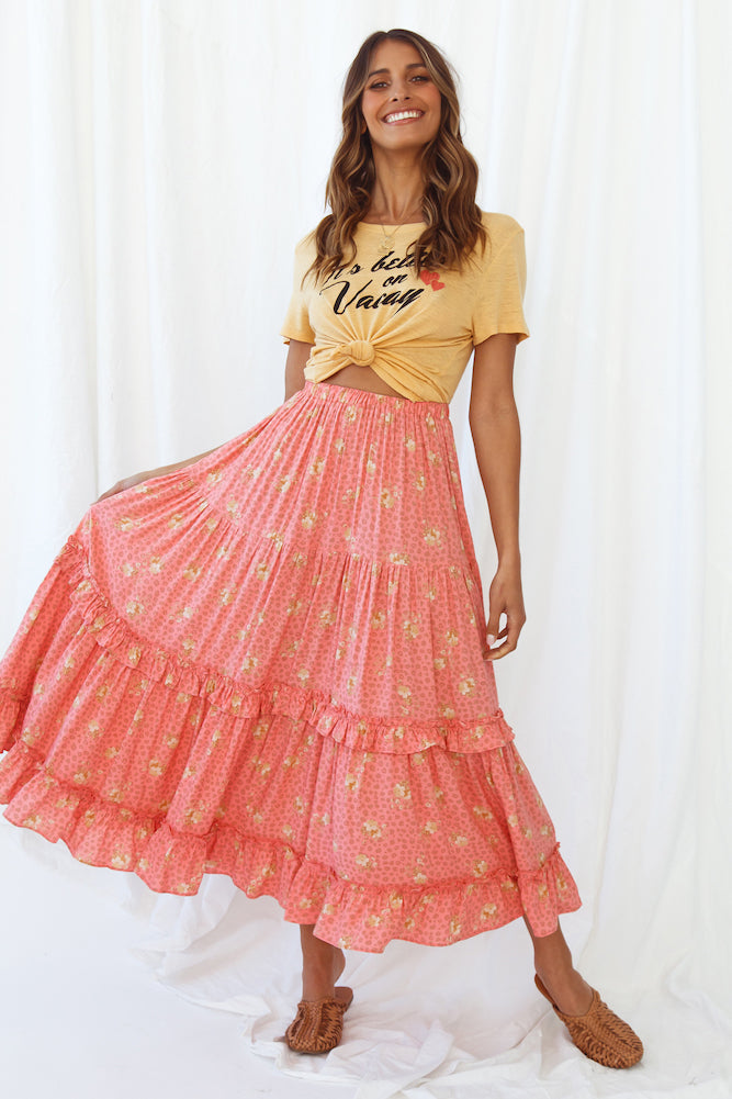 La Vie Boheme Maxi Skirt-Seaa Fashion