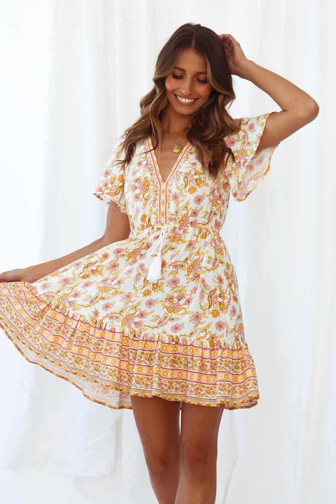 Travel Itinerary Dress-Seaa Fashion