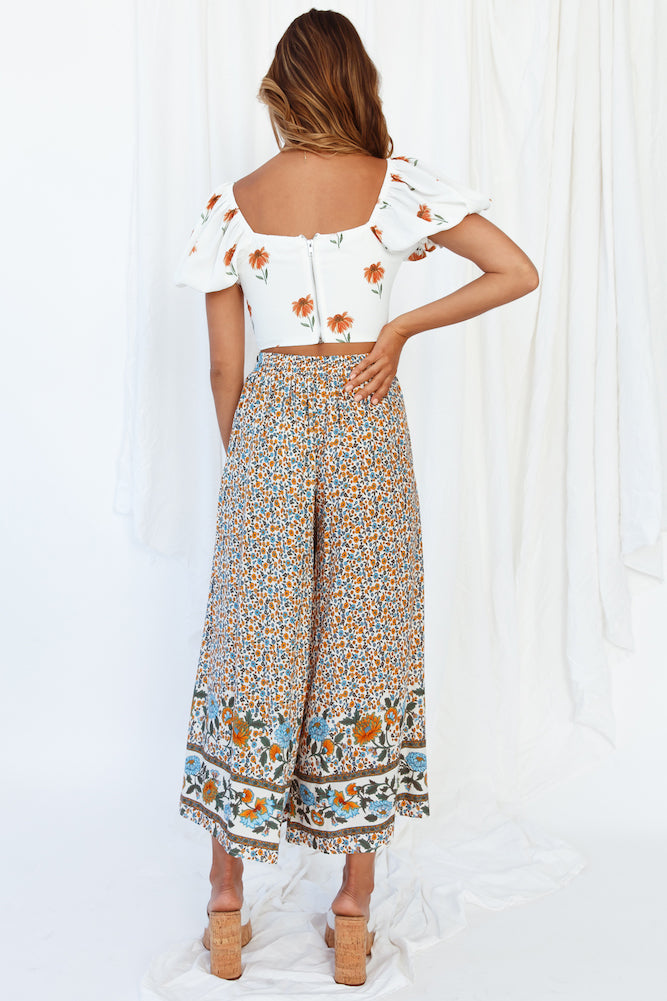 Zaragoza Wandering Crop Top White-Seaa Fashion