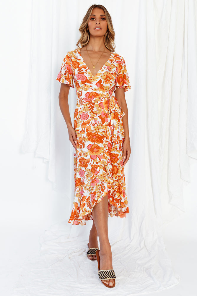 Weekend Sunrise Midi Dress-Seaa Fashion