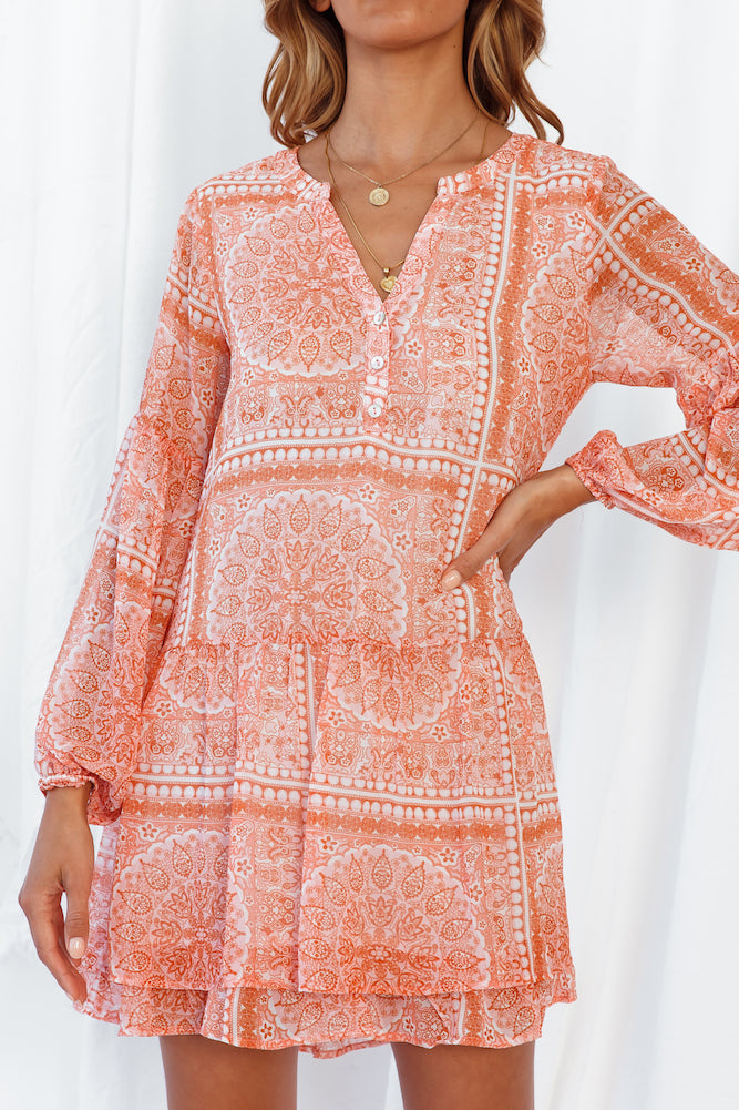 Smile From Ear To Ear Dress Pink-Seaa Fashion