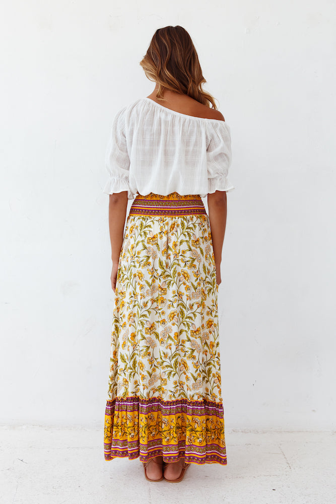 Dandelion Wishes Maxi Skirt-Seaa Fashion